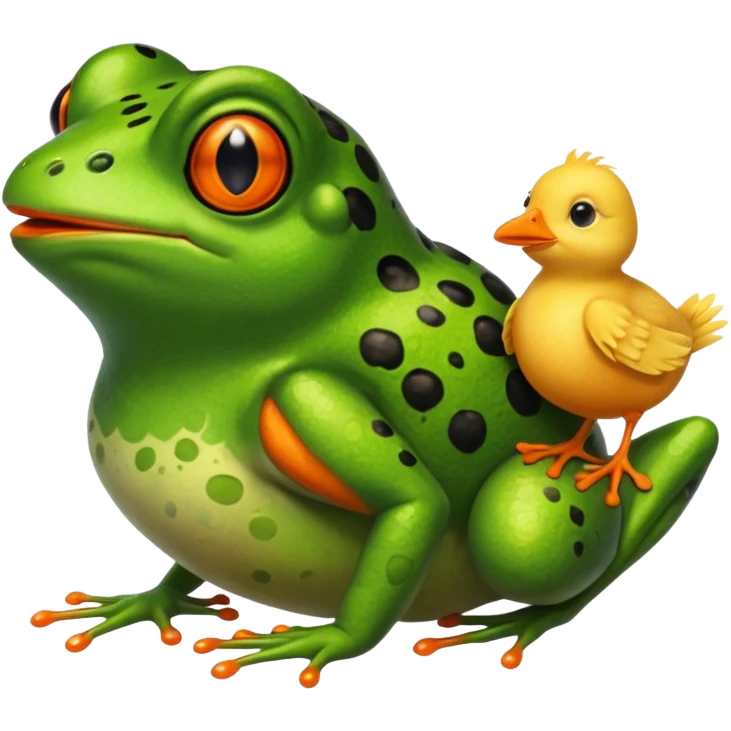 🐸+🐥 emoji