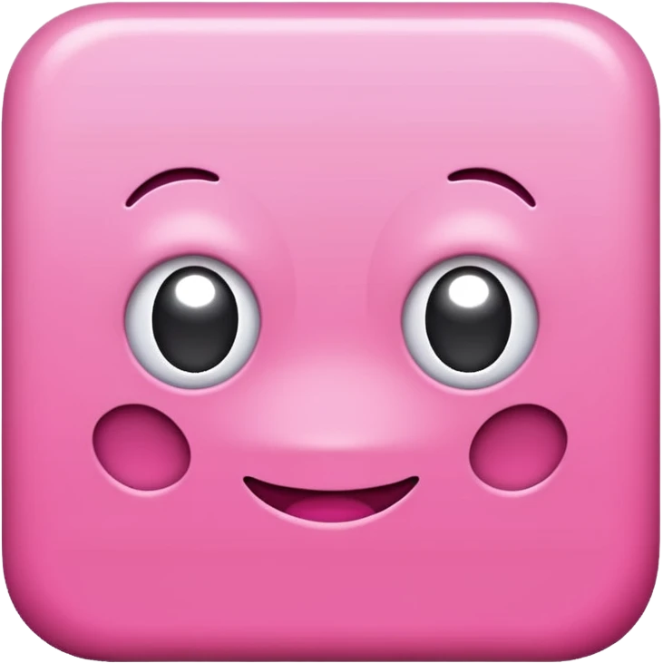 pink simple plan square emoji