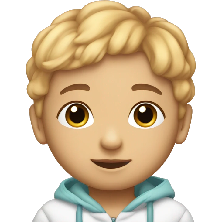 Imagen de chatbot bebe emoji
