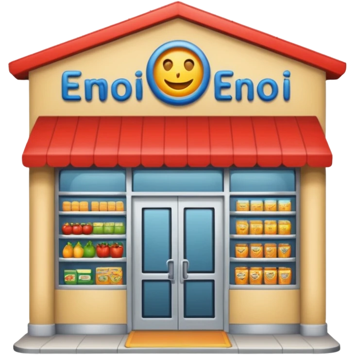 FRONT SUPERMARKET ENTRANCE emoji