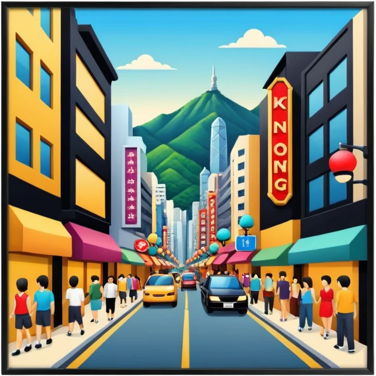 Hongkong Hollywood Street emoji
