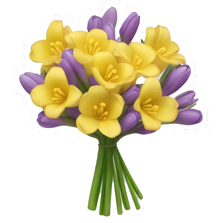 Bouquet of freesia emoji