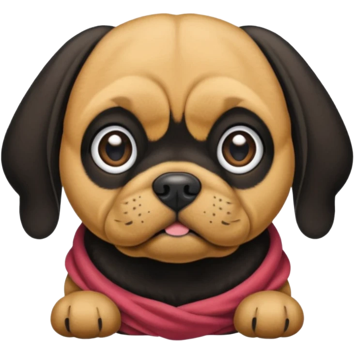 Make a puggle emoji