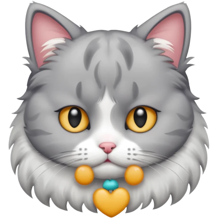Kitty waiting sad face emoji