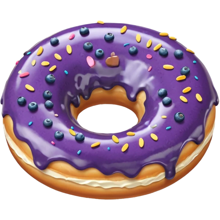 yaban mersini donut emoji