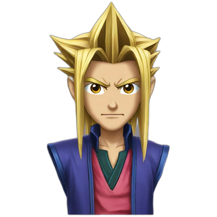 Yugi from Yu-gi-oh emoji