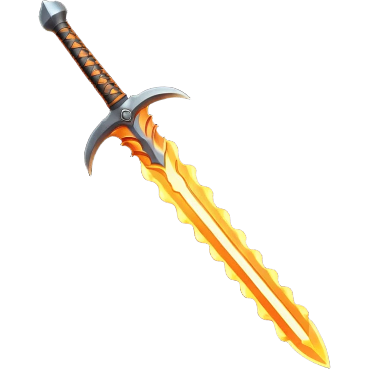 fire sword emoji