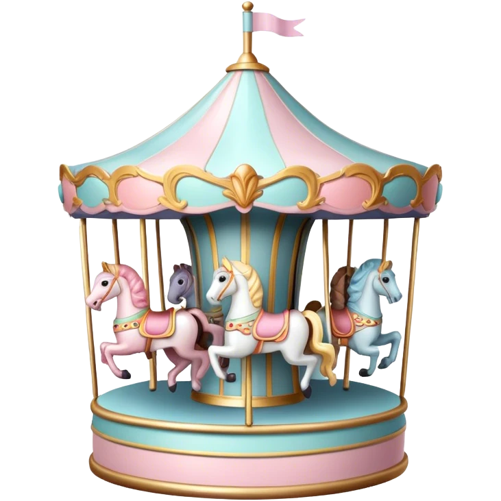 Pastel carousel  emoji