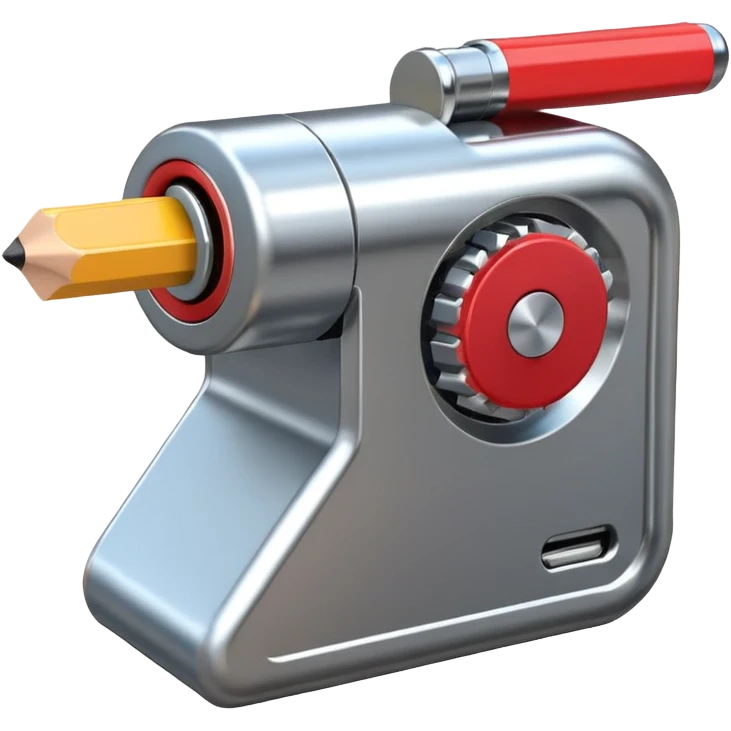modern pencil sharpner emoji