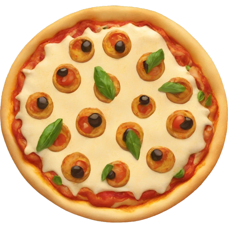 Hummus pizza emoji