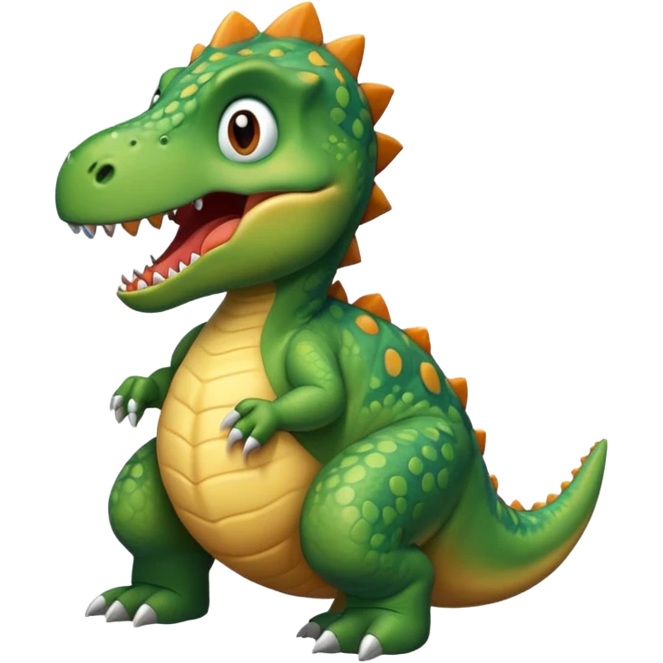 dinosaur choking itself emoji