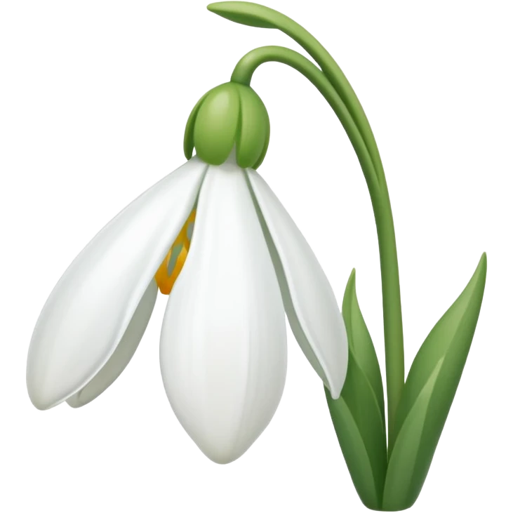 snowdrop emoji