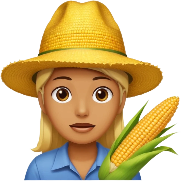 someone taking a corn shit emoji