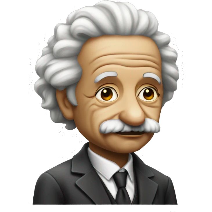 Albert Einstein gangster  emoji