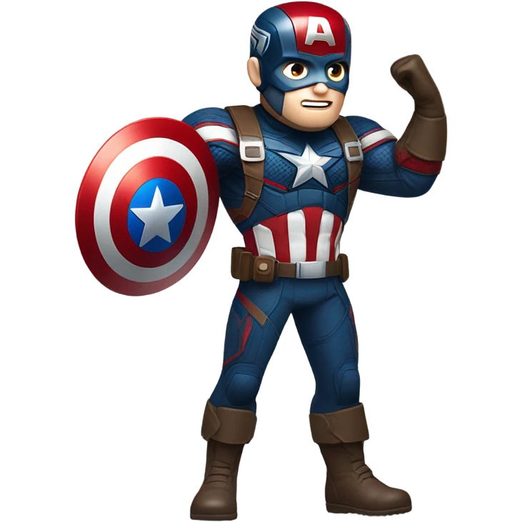 captain america full body emoji
