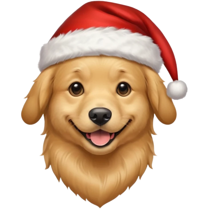 Christmas Dog emoji