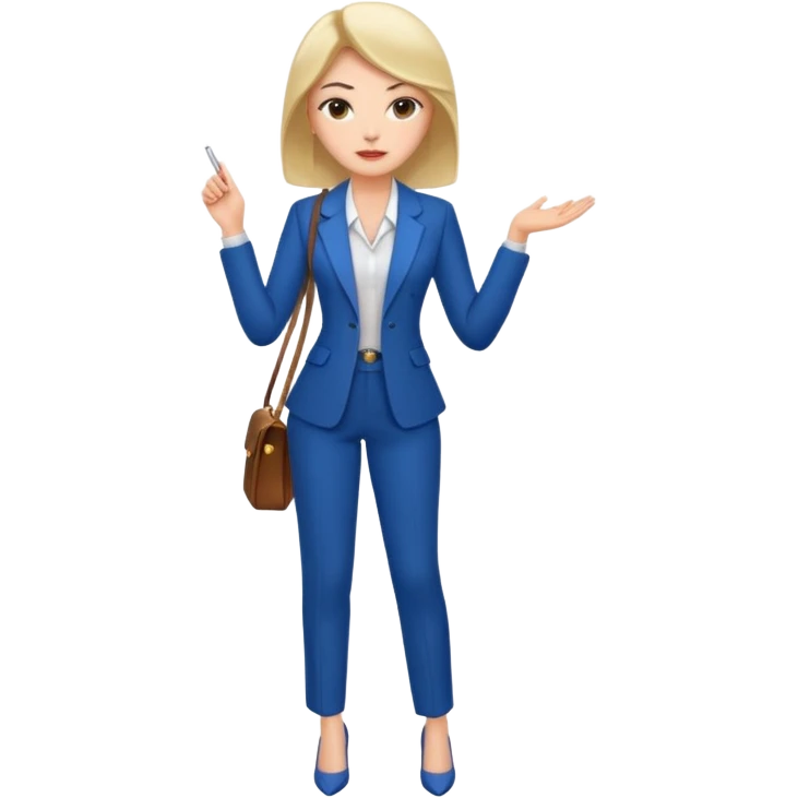 LAdy Boss, different pose emoji