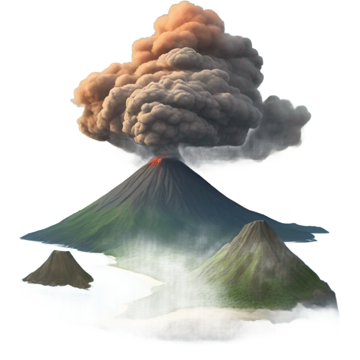 Krakatoa  emoji