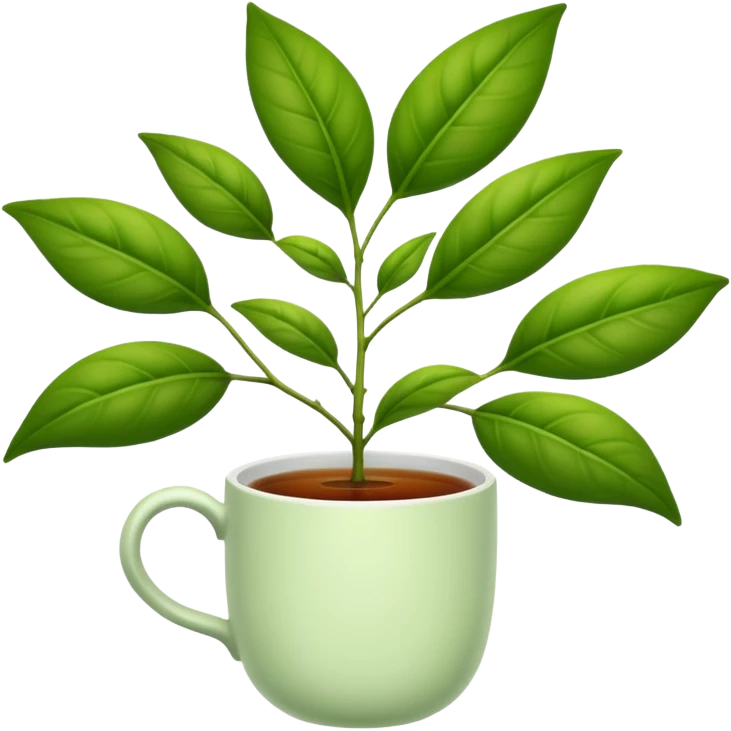 tea plant emoji