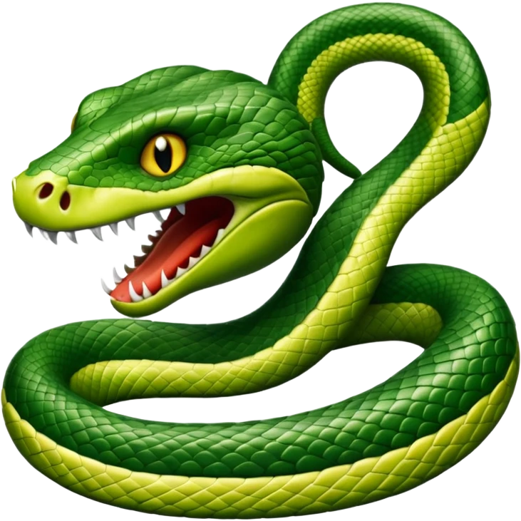 a snake human emoji