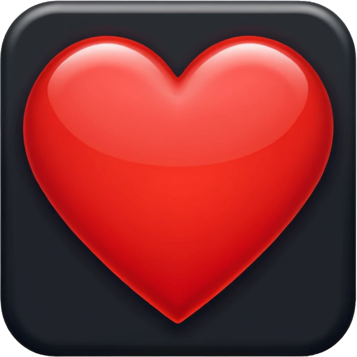 Pixel heart emoji