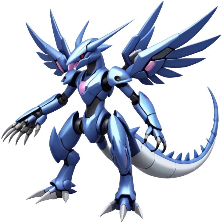  Cool Edgy Shiny Godly Ethereal Digimon-Genesect-Palkia-Dialga-Medabot-hybrid full body emoji