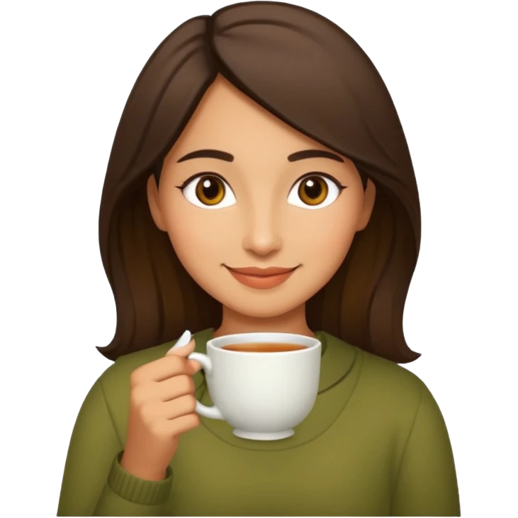 🧘🏼‍♀️🍵😌 emoji