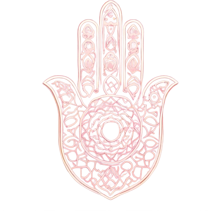 Color pink hamsa  emoji