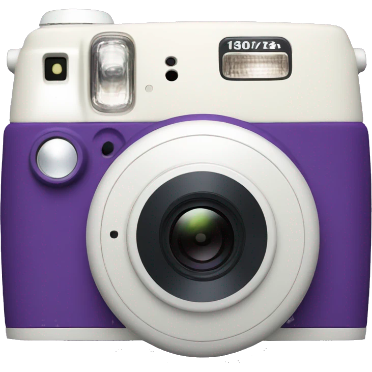 Purple instax emoji