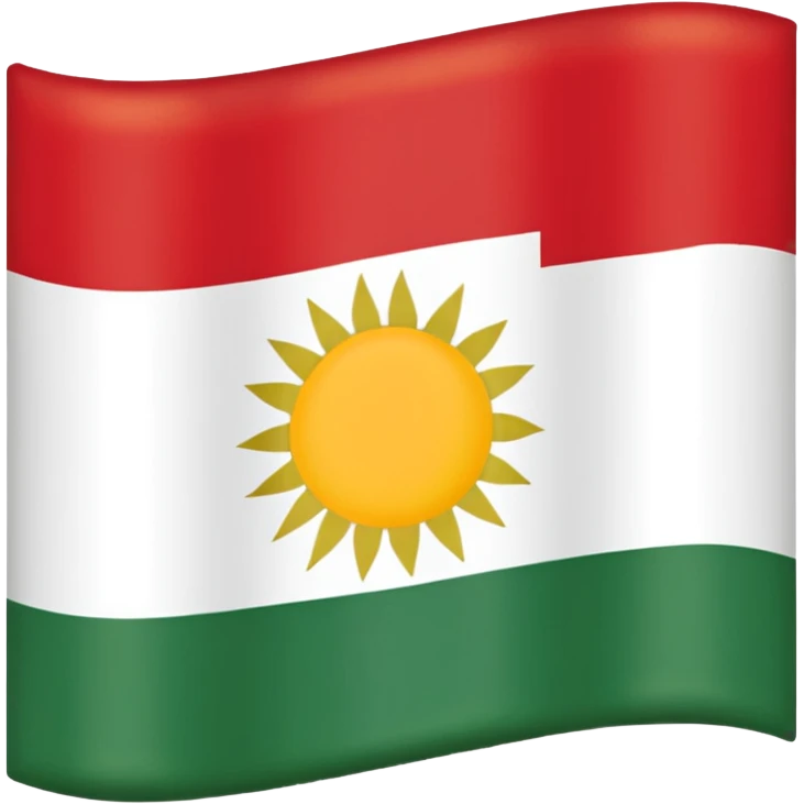 a kurdish flag emoji