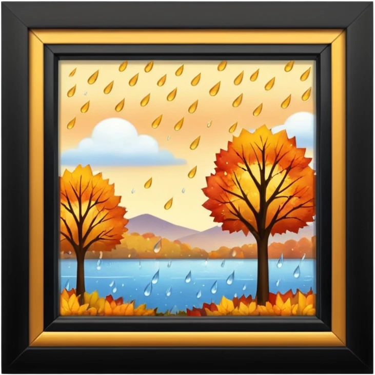 autumn window emoji