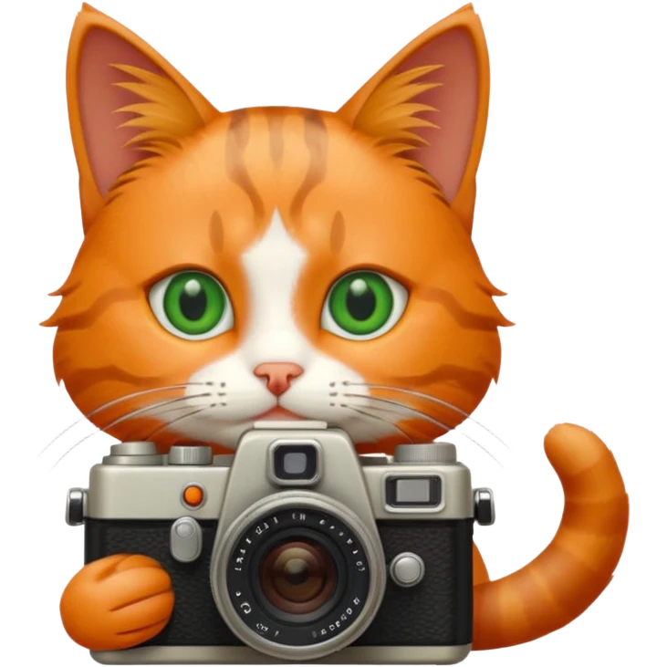 photographer cat emoji