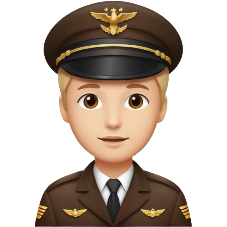 pilot captain hat emoji