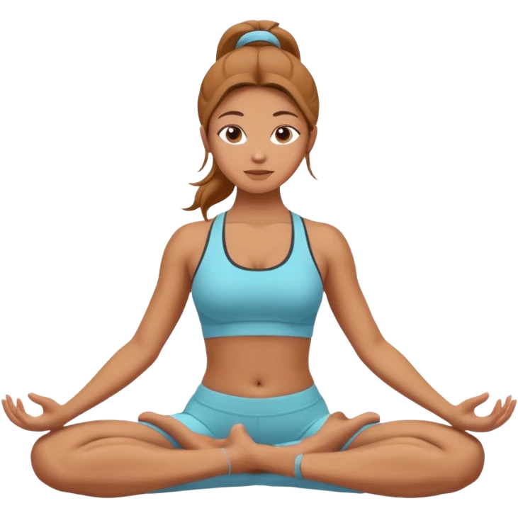 yoga poses Girl emoji