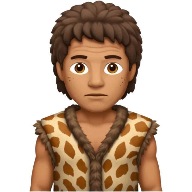 a stone age man walking  emoji