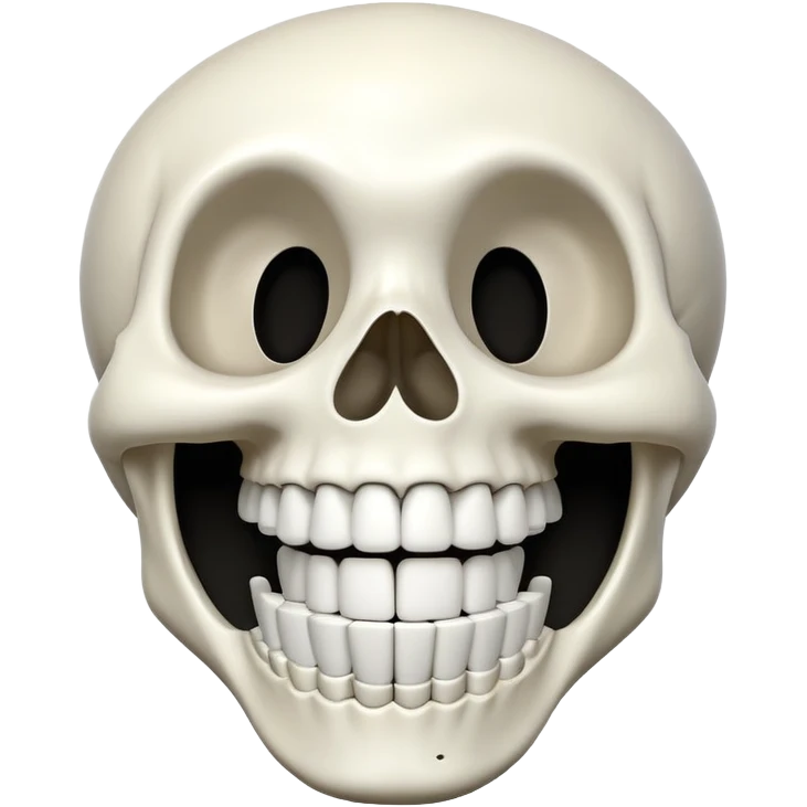 a laughing skeleton emoji