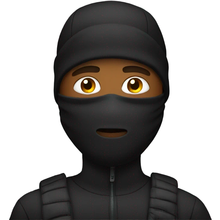 Man with ski mask  emoji