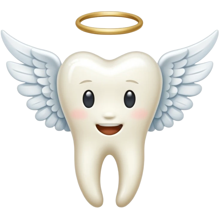 🦷😇🪽 emoji
