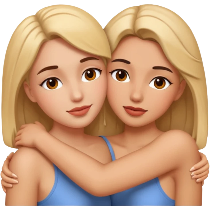 Lesbian making love in bed emoji