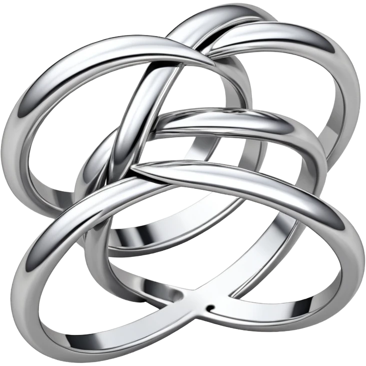 triple silver ring emoji