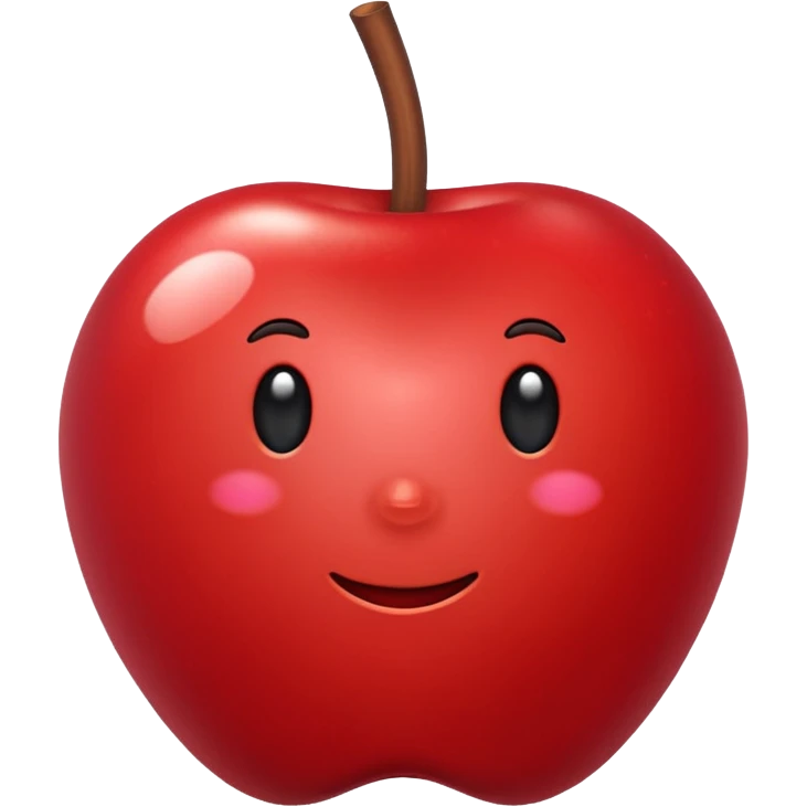 Candy apple emoji