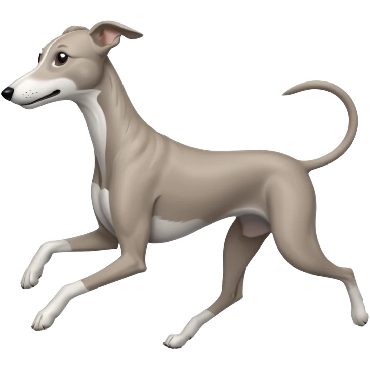 Running Greyhound emoji