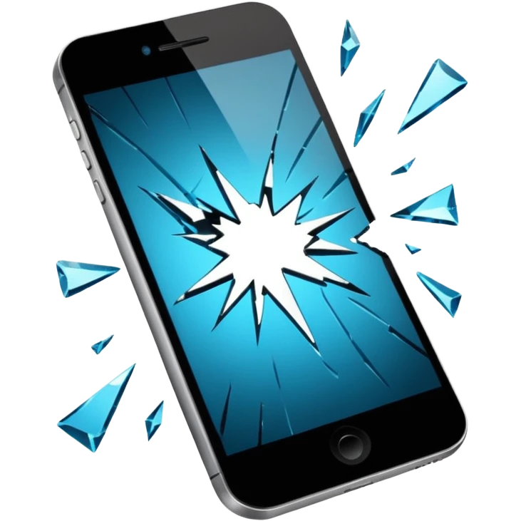 broken phone emoji