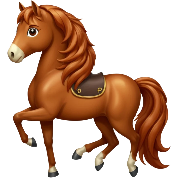 Fancy horse emoji