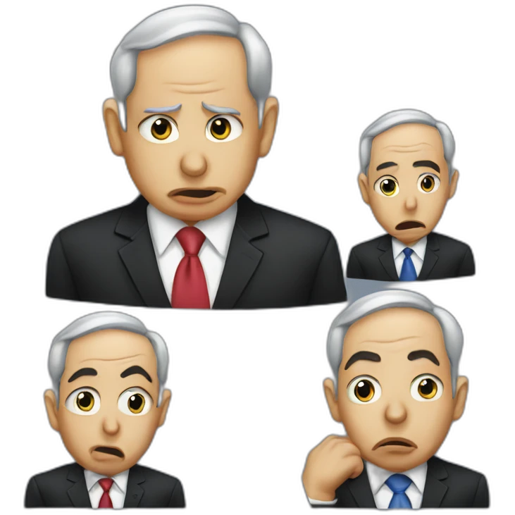 bibi netanyahu cries emoji
