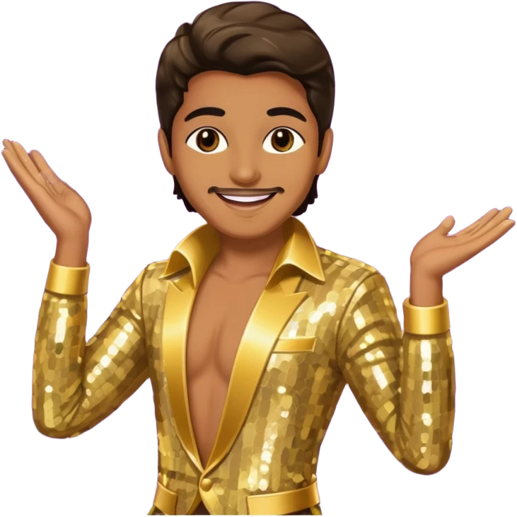Disco dancer emoji