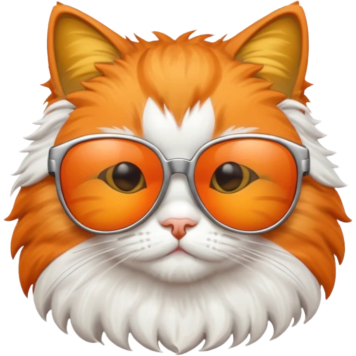 Cat wearing sunglasses emoji