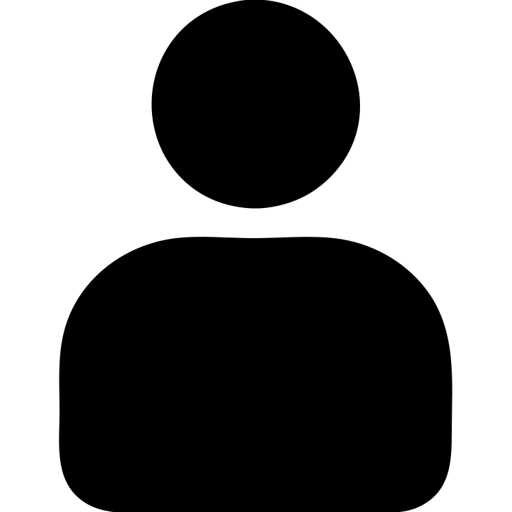 Simple person silhouette, basic human shape emoji