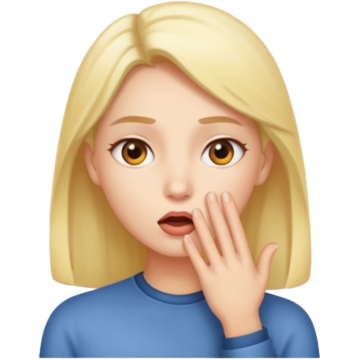 whispering person emoji