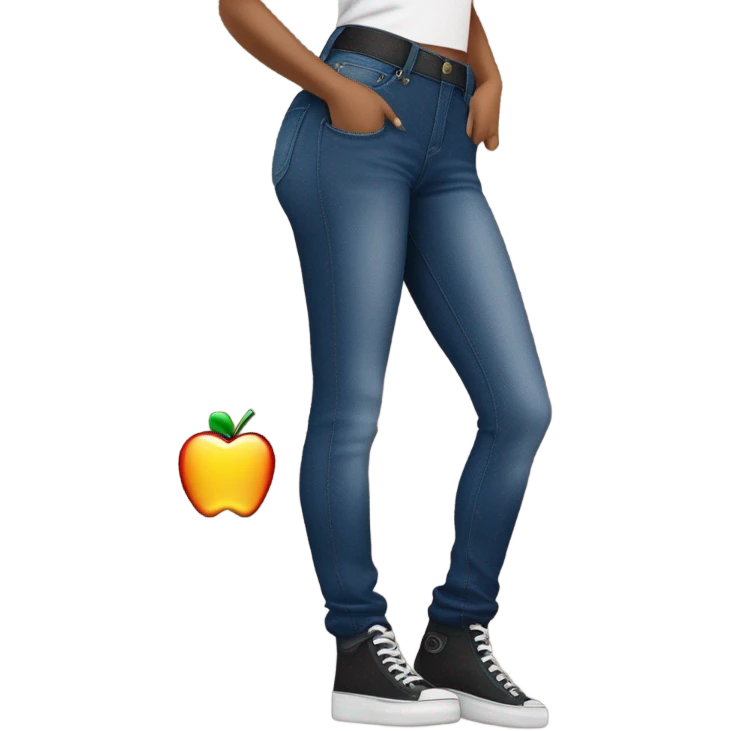Apple bottom jeans emoji